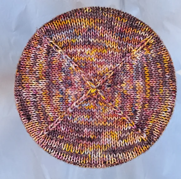 Hand Knit Beanie Hat Stocking Cap Multicolor Pattern Luxury Premium Wool Blend